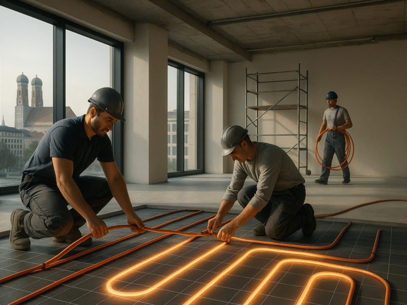 Fußbodenheizung nachrüsten in Bayern: Kosten senken, Energieeffizienz steigern und Marktvorteile für Gewerbeimmobilien sichern