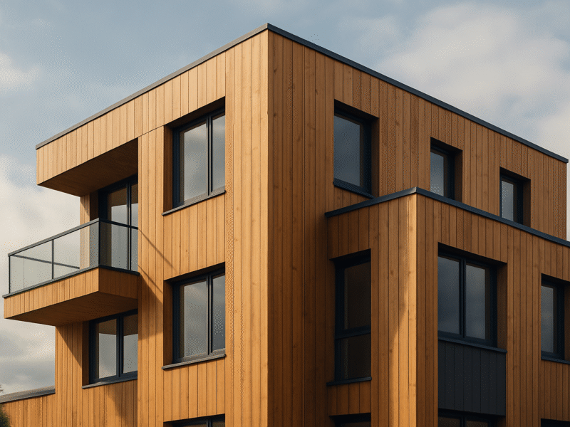 Holz als nachhaltiger Baustoff: Wie Bauunternehmen in Bayern von neuen Gesetzen und ökologischer Wärmedämmung profitieren können