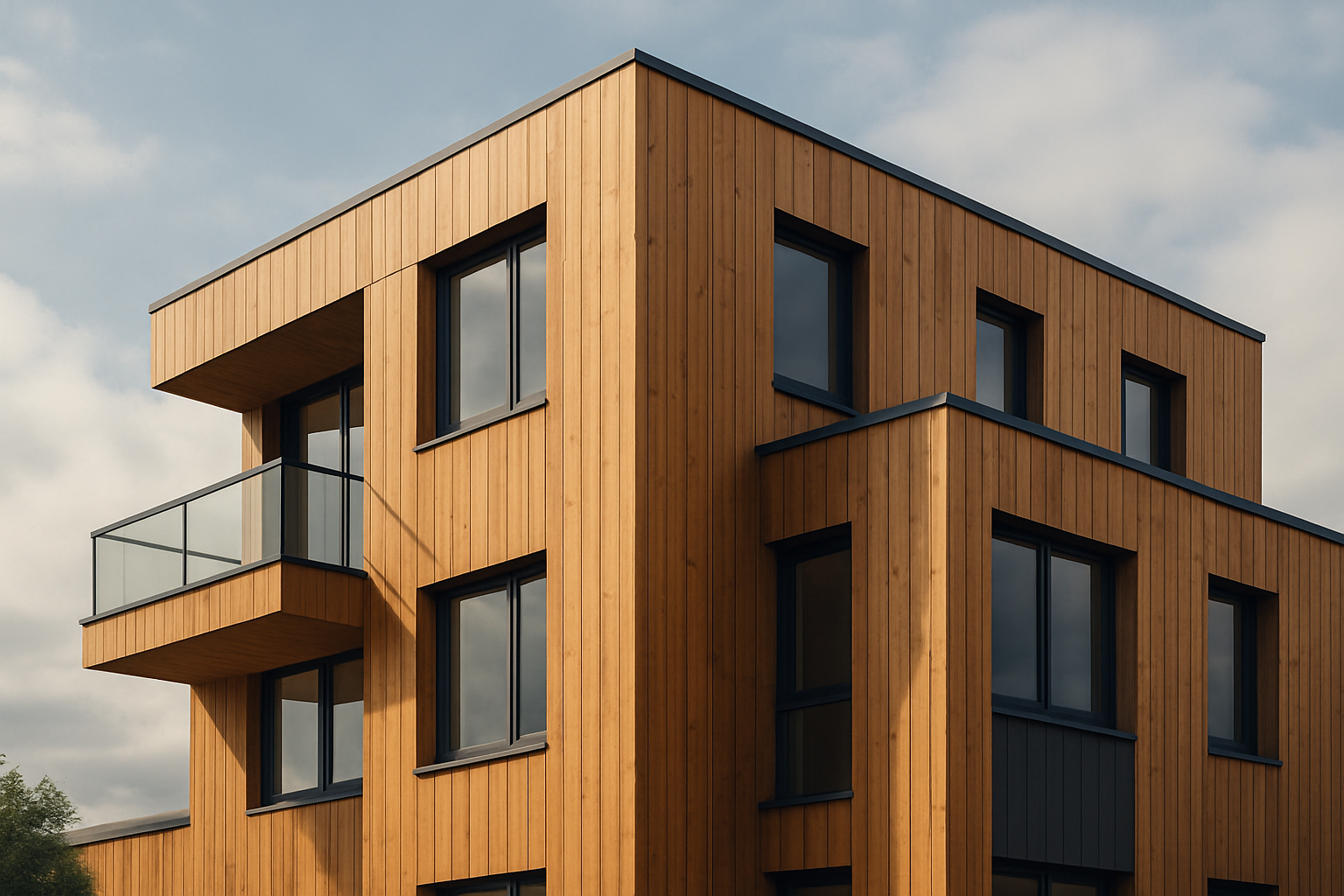 Holz als nachhaltiger Baustoff: Wie Bauunternehmen in Bayern von neuen Gesetzen und ökologischer Wärmedämmung profitieren können