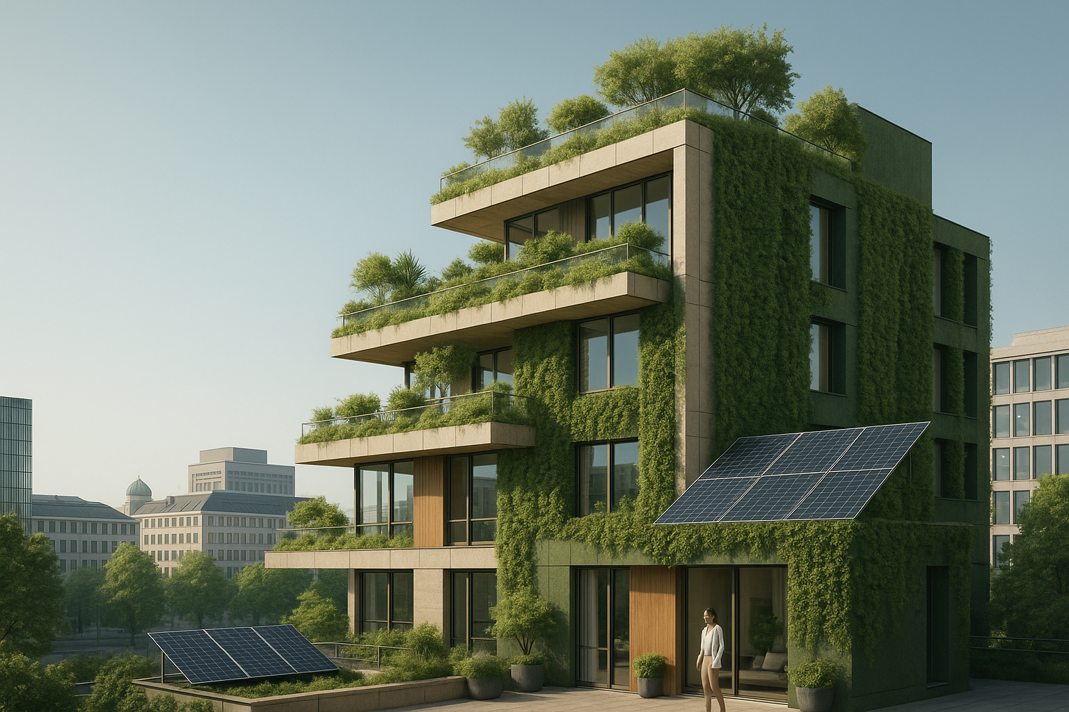 München setzt Maßstäbe: Integrale Sanierung von Gewerbeimmobilien mit Fokus auf Stadtgrün und Energieeffizienz für die Bauwirtschaft in Bayern