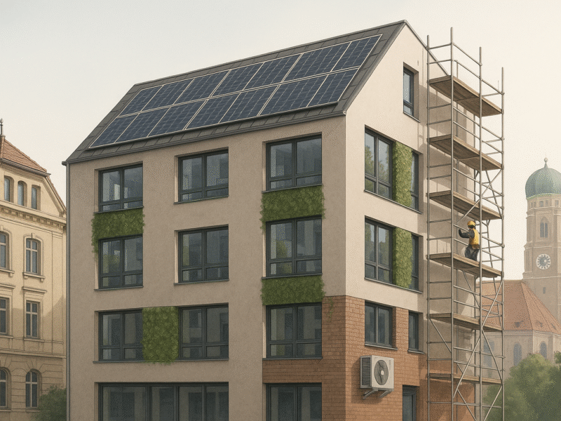 Nachhaltige Sanierung in Bayern: So sichern Bauunternehmen Werte und profitieren von neuen Fördermitteln