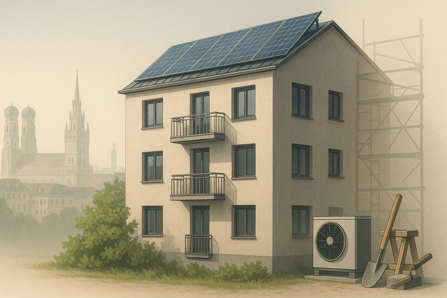 Nachhaltige Sanierung in München: Strategien zur langfristigen Werterhaltung von Bestandsimmobilien im bayerischen Bauwesen