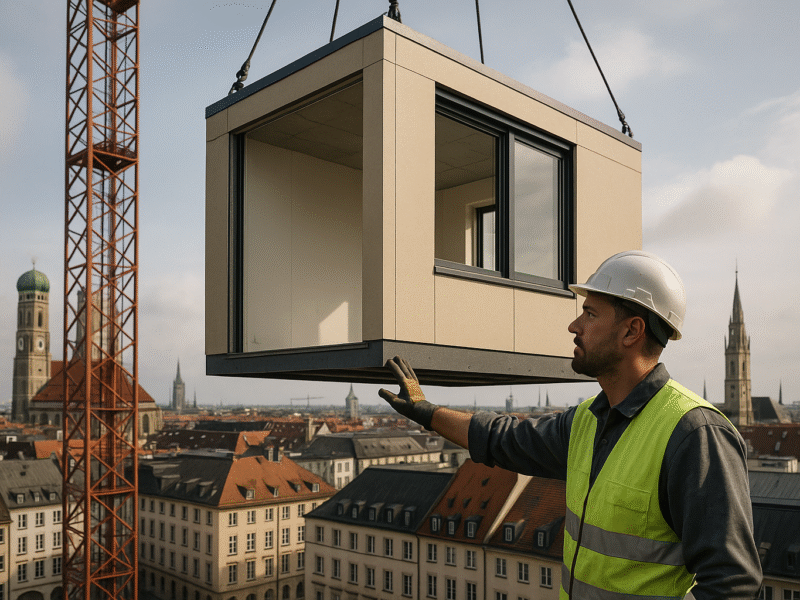 Modulare Bausysteme revolutionieren Sanierungen im Münchner Raum: Effizienzsteigerung und Kostensenkung für die Bauwirtschaft in Bayern
