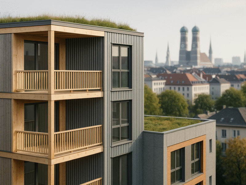 Nachhaltige Baustoffe im Großraum München: Schlüsselkriterien für Bauherren zur Senkung von Betriebskosten und Erfüllung von CO₂-Vorgaben