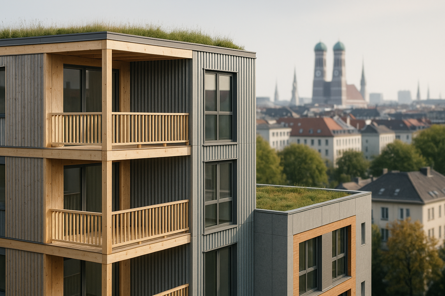 Nachhaltige Baustoffe im Großraum München: Schlüsselkriterien für Bauherren zur Senkung von Betriebskosten und Erfüllung von CO₂-Vorgaben