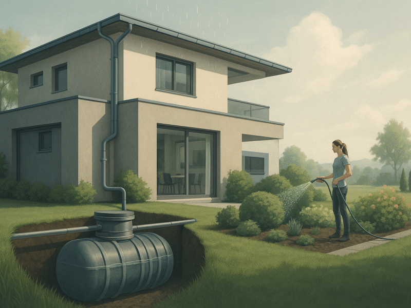 Regenwassernutzung in Bayern: So senken Bauunternehmen Kosten und steigern Nachhaltigkeit durch moderne Anlagen im Haushalt