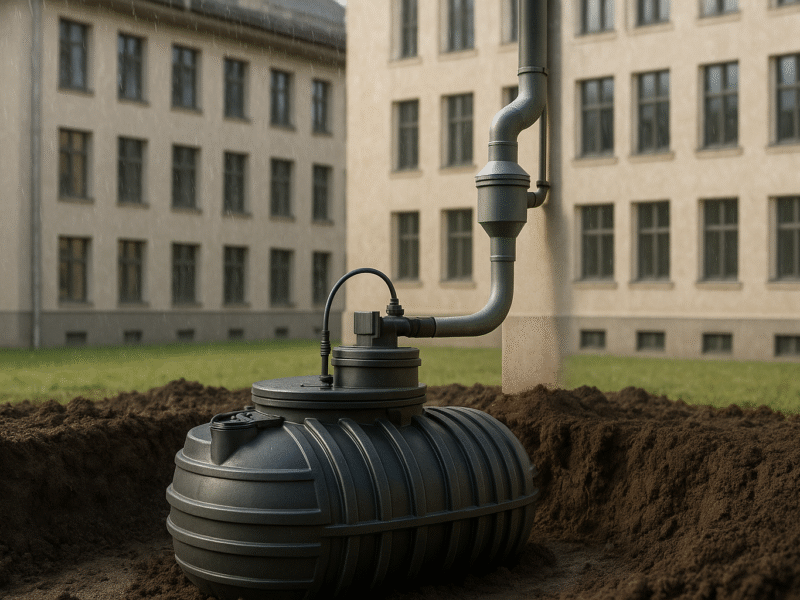 Regenwassernutzung in sanierten Gebäuden: Innovative Ansätze zur Senkung der Betriebskosten und Erfüllung von Umweltzielen in Bayern