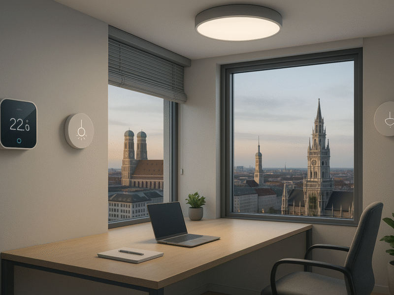 Smart-Home-Technologien für bayerische Gewerbeimmobilien: Energieeinsparungen von über 240 Millionen Euro jährlich durch intelligente Gebäudeautomation