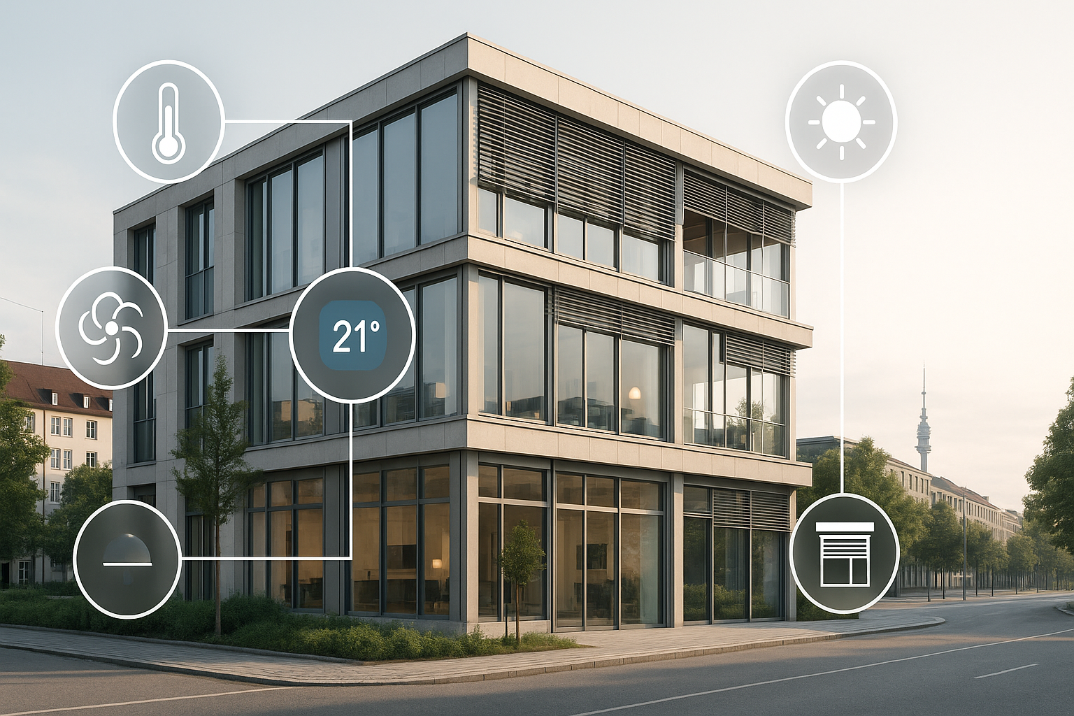 Smart-Home-Technologien in Bayern: So senken Gewerbeimmobilien Energiekosten und erfüllen neue Raumwärme-Vorgaben