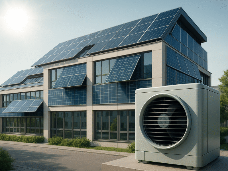 Solarbetriebene Lüftungssysteme: Die Zukunft der Frischluftversorgung in Bayerns Bauwirtschaft unter dem neuen Gebäudeenergiegesetz 2023