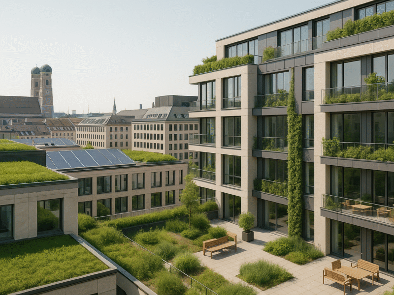 Münchens nachhaltige Sanierung: Stadtgrün und Energieeffizienz für zukünftige Bauprojekte in Bayern im Einklang mit neuen Gesetzen und Förderprogrammen