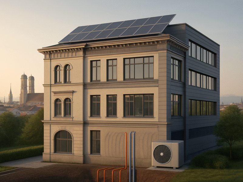 Erneuerbare Energien in Münchens Bestandsgebäuden: Jetzt handeln für wirtschaftlichen Erfolg und nachhaltige Immobilienwerte
