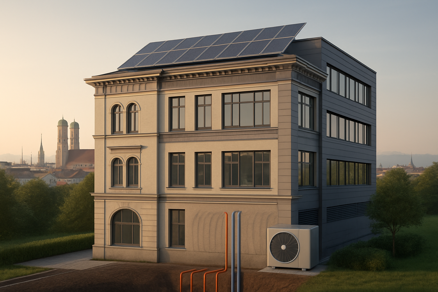 Erneuerbare Energien in Münchens Bestandsgebäuden: Jetzt handeln für wirtschaftlichen Erfolg und nachhaltige Immobilienwerte