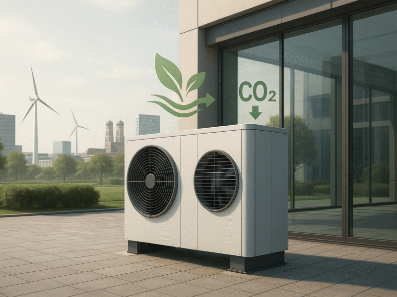 Wärmepumpen für Gewerbegebäude in Bayern: Effiziente Lösungen für Kostenreduktion und Nachhaltigkeit im Bauwesen