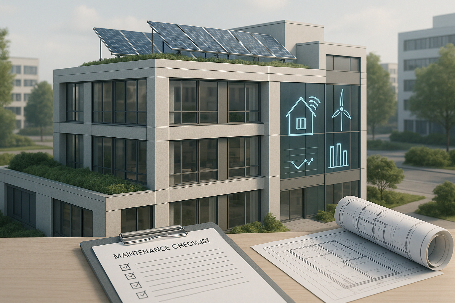 Wartungspläne für energieeffiziente Gebäude: So sichern Bauunternehmen in Bayern Kosten und Nachhaltigkeit im Immobilienmarkt