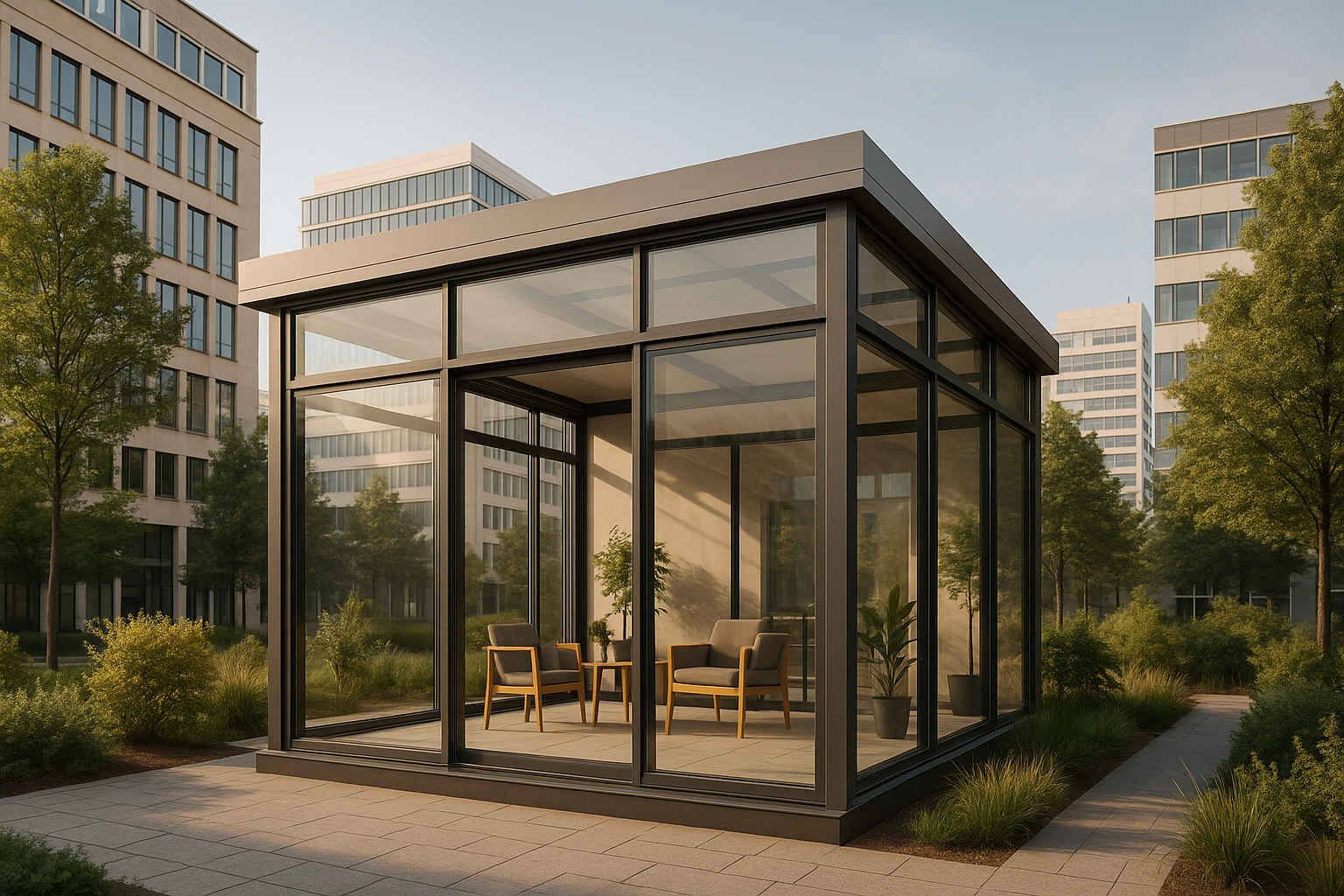 Wintergarten für Gewerbeimmobilien in Bayern: Strategischer Vorteil durch Energieeffizienz, Design und hohe Rendite im Münchner Markt