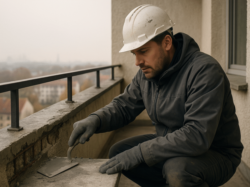 Herbstliche Balkonsanierung in Bayern: Expertenwarnung vor Frost- und Nässefolgen für Bauunternehmen und Immobilieninvestoren