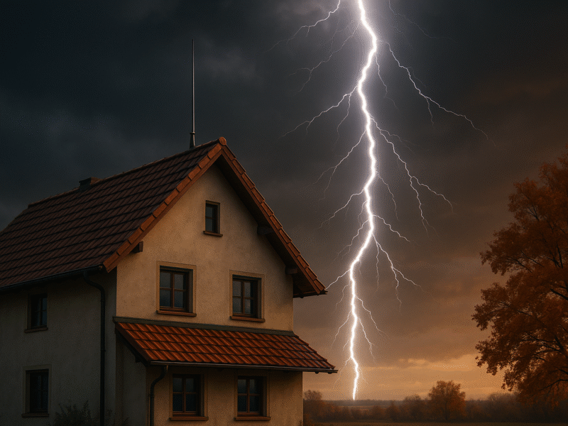 Herbstgewitter in Bayern: Neue Blitzschutzvorschriften schützen Bauprojekte vor steigenden Schäden und Haftungsrisiken