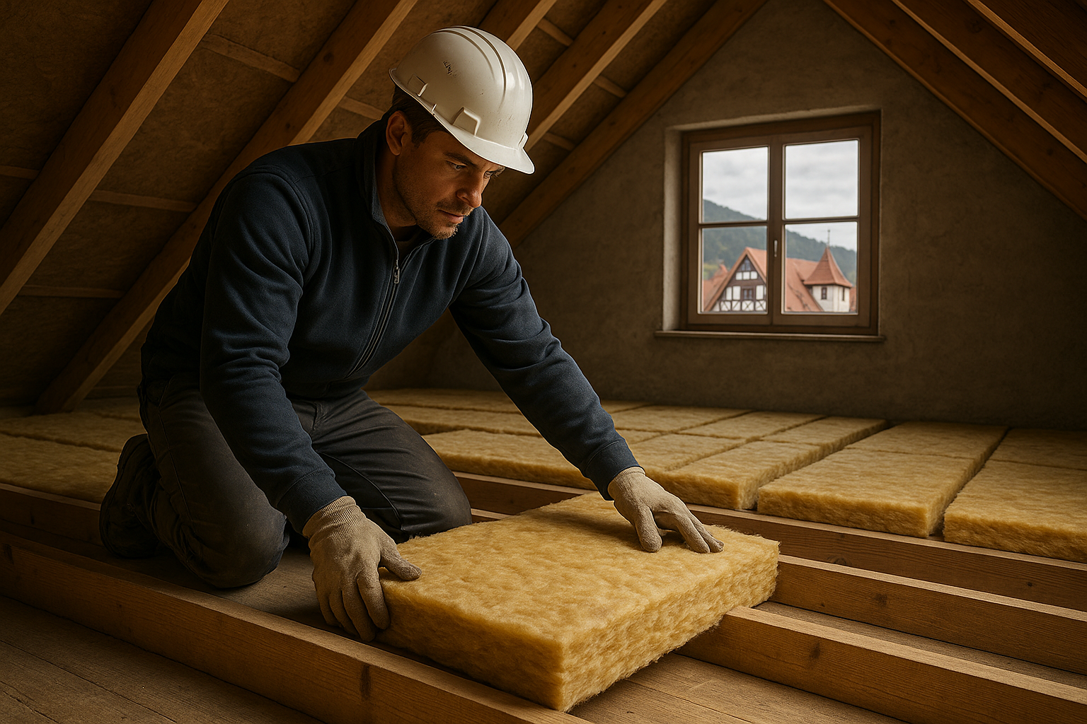 Dämmung des Dachbodens in Bayern: So steigern Bauunternehmen Energieeffizienz und Wert ihrer Immobilien mit neuen Gesetzen