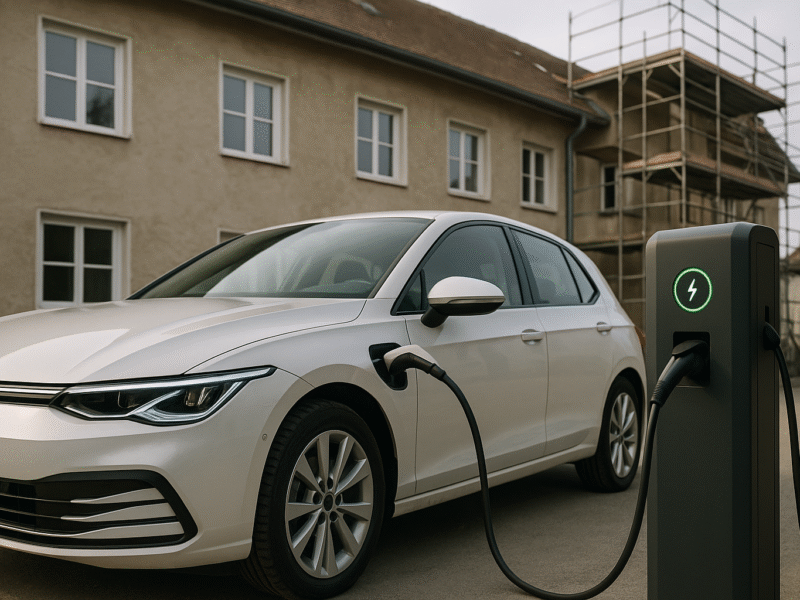 E-Mobilität in Bayern: So integrieren Bauunternehmen Ladesäulen während Sanierungen und sichern zukünftige Mietverträge