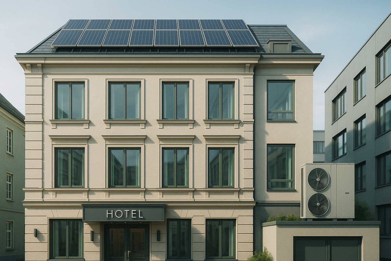 Energieeffiziente Hotelmodernisierung in München: Neue Gesetze und innovative Technologien für die Bauwirtschaft in Bayern
