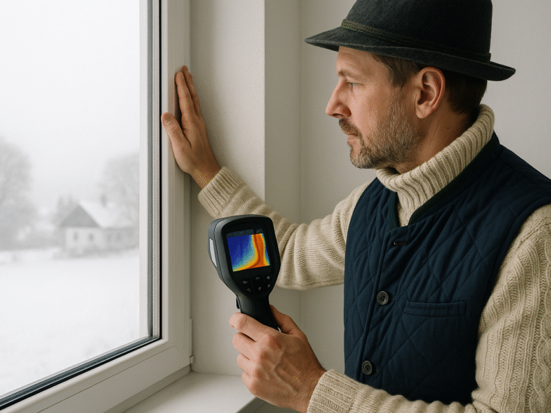 Fenster abdichten im bayerischen Winter: Optimierungspotenziale für Energieeffizienz und Luftdichtheit in der Bauwirtschaft