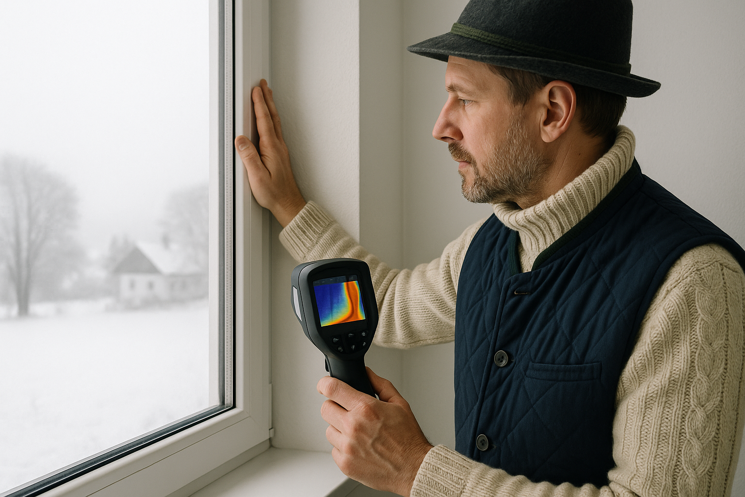 Fenster abdichten im bayerischen Winter: Optimierungspotenziale für Energieeffizienz und Luftdichtheit in der Bauwirtschaft