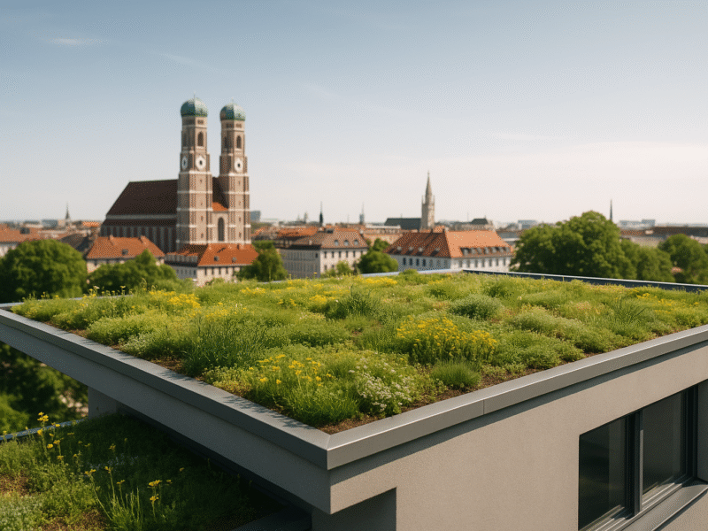 Gründächer in München: Wie neue Gesetze ökologisches Bauen fördern und die Bauwirtschaft in Bayern transformieren