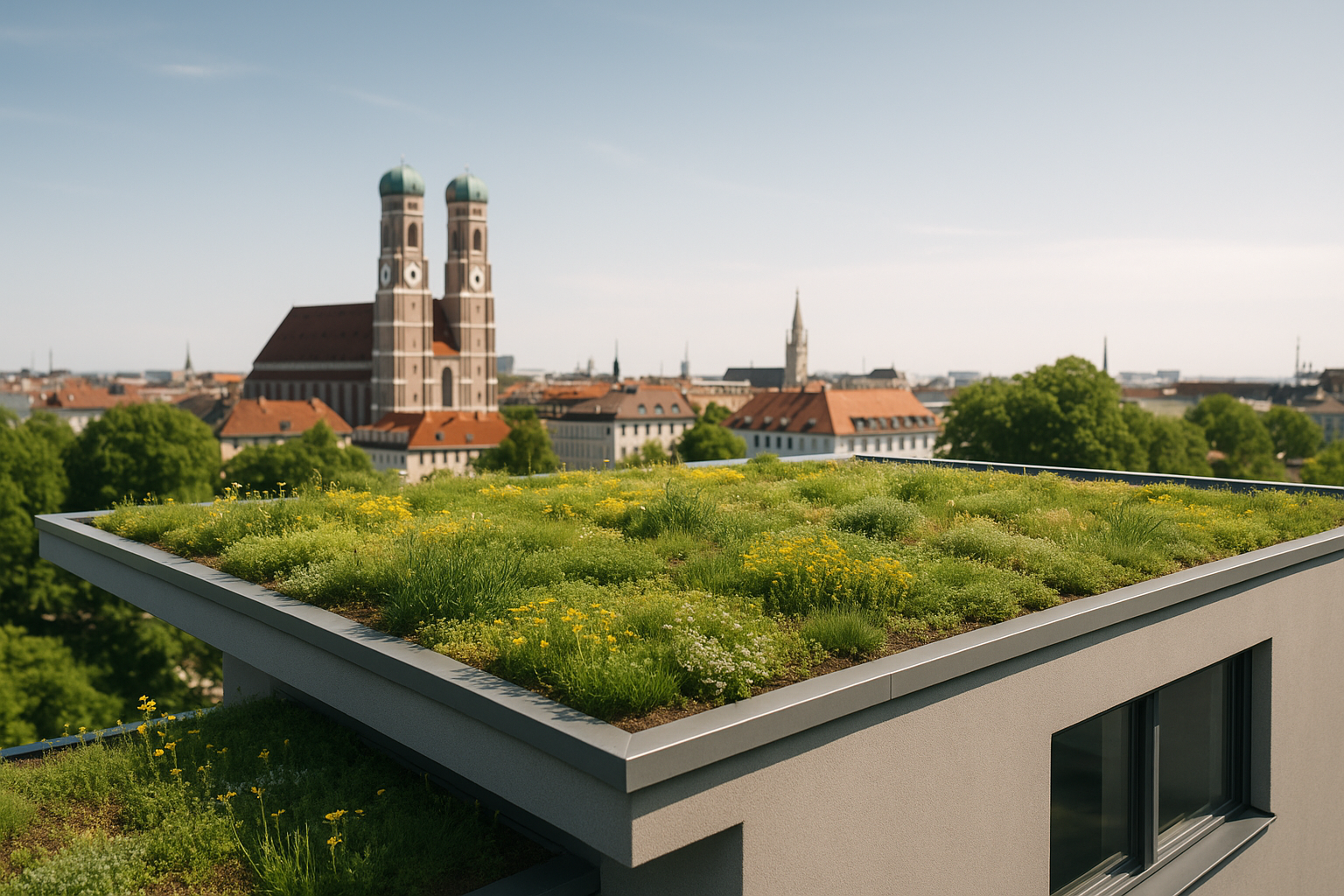 Gründächer in München: Wie neue Gesetze ökologisches Bauen fördern und die Bauwirtschaft in Bayern transformieren