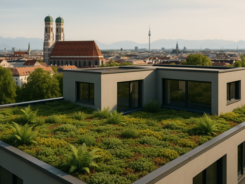 Gründächer in Bayern: Ökologische Effizienz und Wärmeisolierung als Schlüssel zu nachhaltigen Immobilienprojekten in München