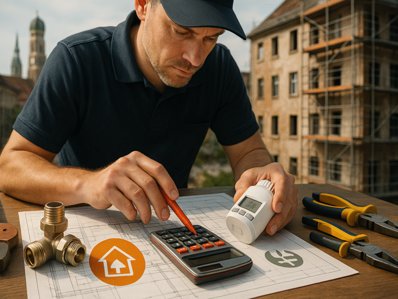 Heizlastberechnung in Bayern: So verhindern Bauunternehmen Mehrkosten und sichern sich Fördermittel gemäß GEG 2023