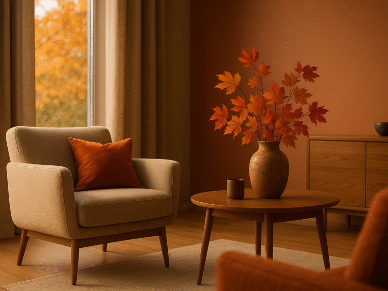 Herbstliche Farbtrends im Innenausbau: Warum warme Farbtöne für Bauprojekte in Bayern entscheidend sind