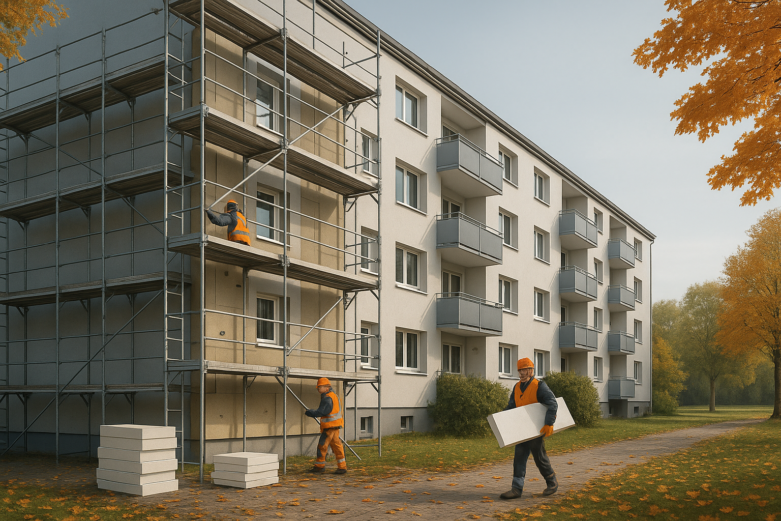 Herbstliche Sanierungen in München: Effizienzsteigerung und Fördermöglichkeiten für Mehrfamilienhäuser in Bayern