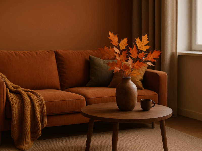 Herbstliche Farbtrends im Innenraum: Wie München von neuen Designkonzepten profitiert und die Bauwirtschaft nachhaltig aktiviert