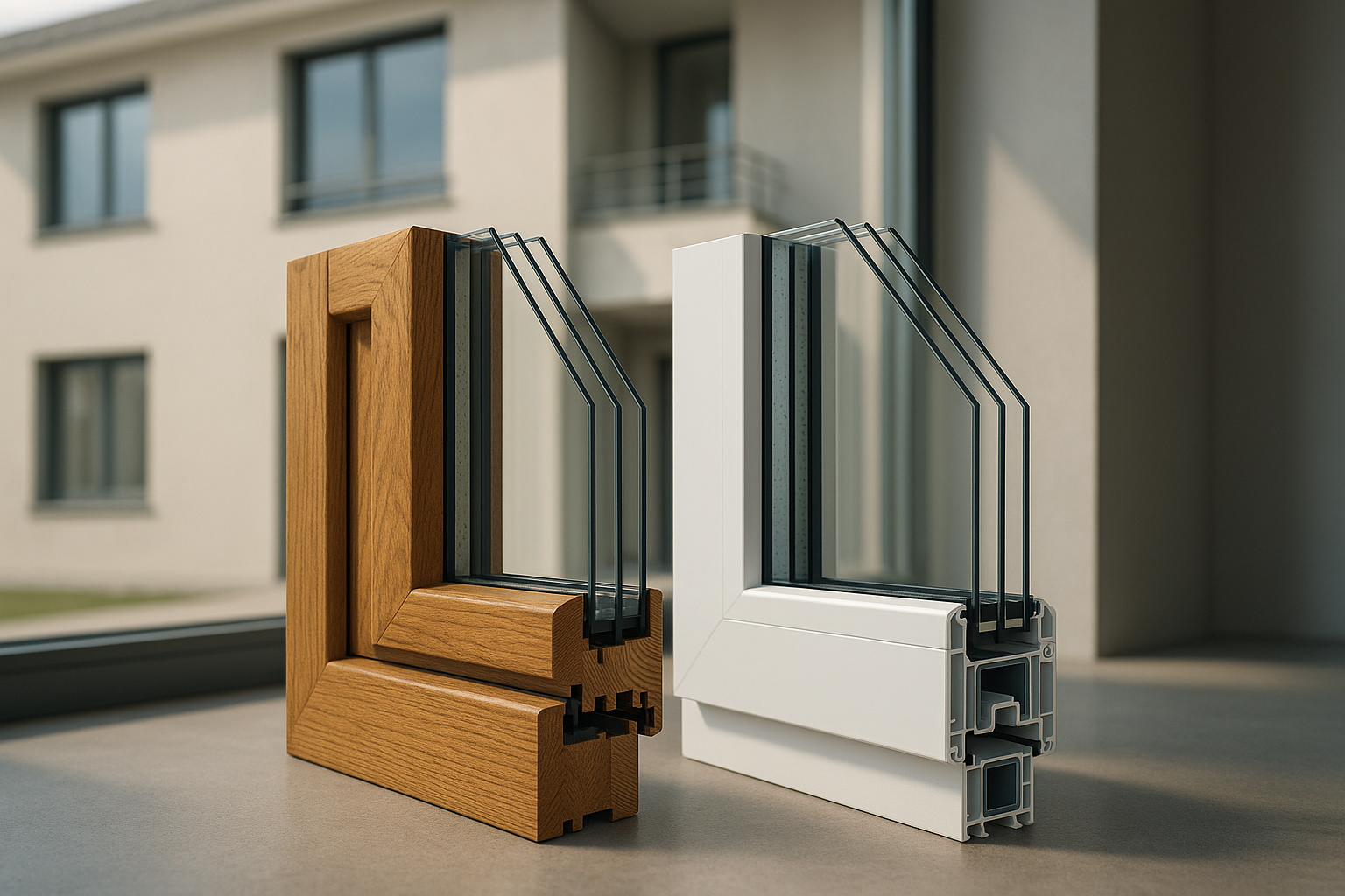 Holzfenster oder Kunststofffenster: So beeinflusst der Energievergleich Ihre Sanierungsprojekte in Bayern und erfüllt die neuen Gesetzesanforderungen