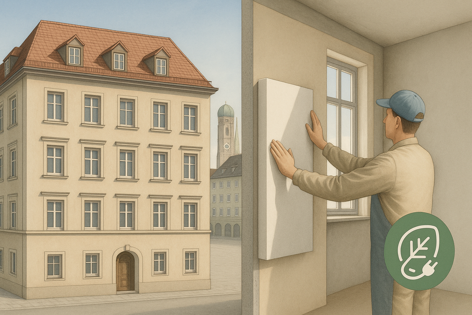 Innendämmung im Altbau: Energieeffiziente Sanierungslösung für Münchens Bestandsimmobilien bietet Renditechancen trotz steigender Anforderungen