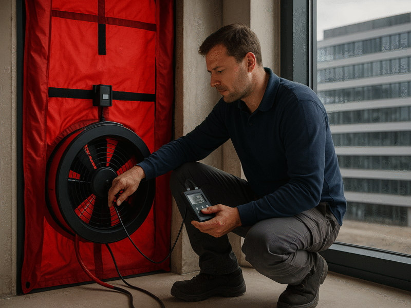 Luftdichtheitstest in Bayern: So stoppen Sie Leckagen und senken Ihre Betriebskosten nachhaltig