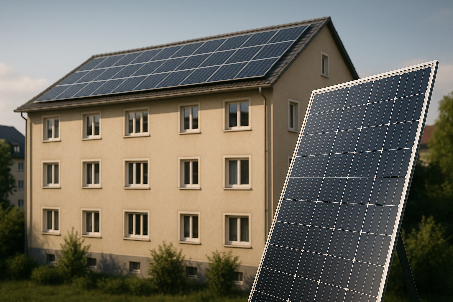 Mieterstrom in Bayern: Photovoltaik-Strategien für energieeffiziente Mehrfamilienhäuser in Zeiten steigender Kosten und neuer Gesetze