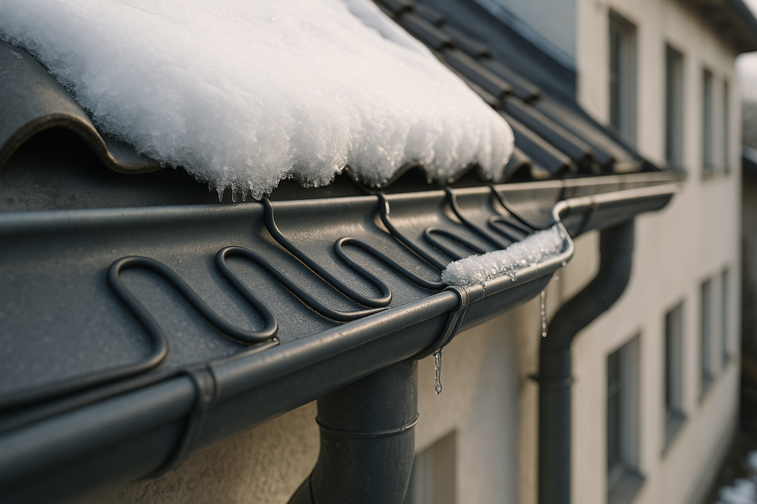 Regenrinnenheizung nachrüsten: Wesentlicher Frostschutz zur Reduzierung von Schäden an Münchner Immobilien