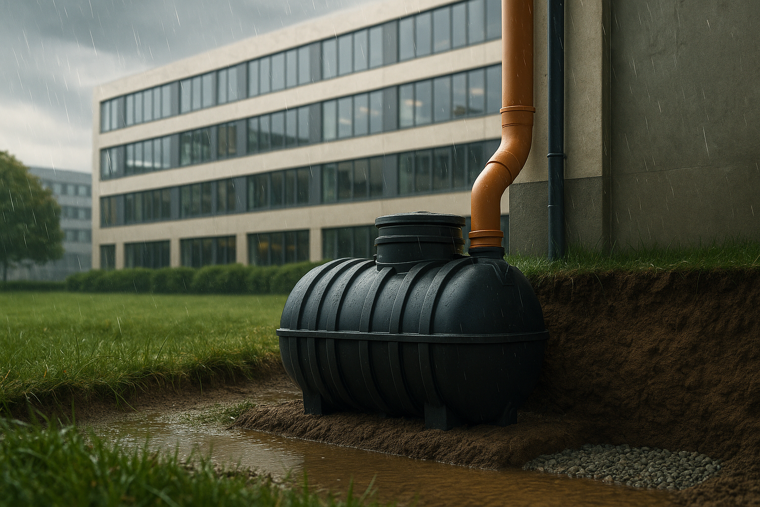 Effizientes Wassermanagement in München: So profitieren Gewerbe- und Luxusimmobilien von Regenwassernutzung und Versickerung bei Starkregen