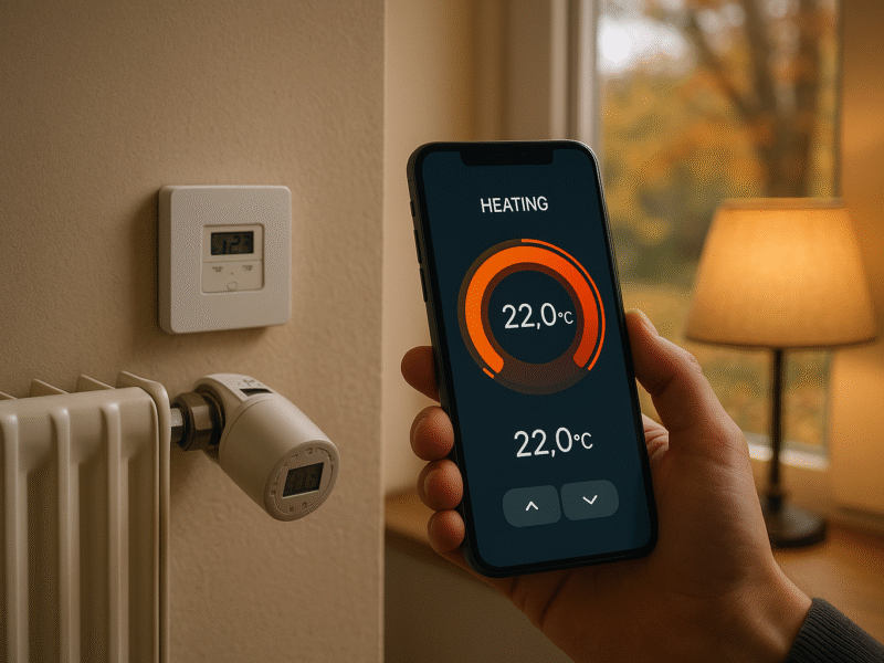 Umstieg auf Smart Home: So sparen Bauunternehmen in Bayern mit Heizungs- und Lichtsteuerung im Herbst Energie und Kosten