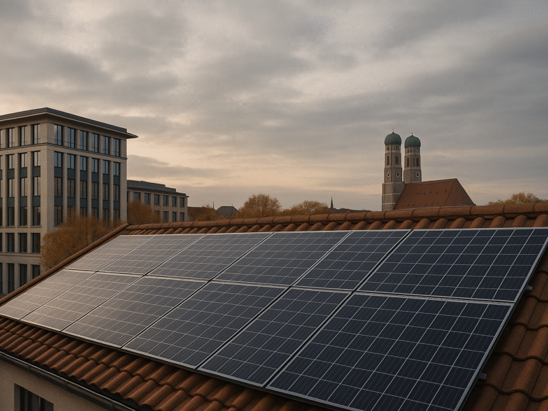 Solarenergie im Herbst in München: Optimierungspotenziale für Bauwirtschaft und Gewerbe durch neue Gesetze und Förderungen