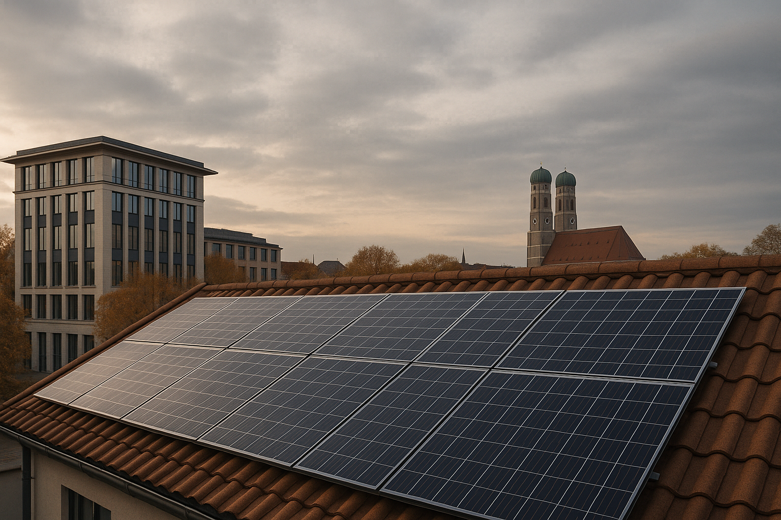 Solarenergie im Herbst in München: Optimierungspotenziale für Bauwirtschaft und Gewerbe durch neue Gesetze und Förderungen
