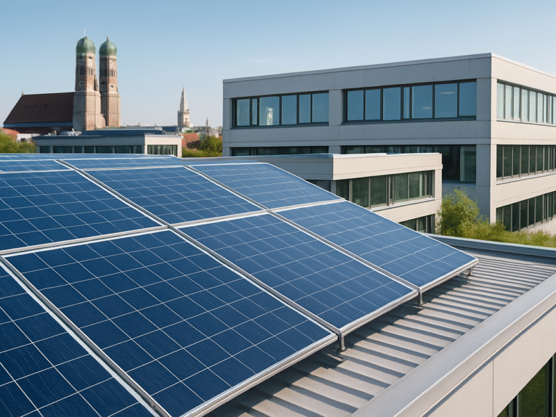 Solarenergie im Gewerbebau: Wie Unternehmen in Bayern von neuen Gesetzen und Förderprogrammen profitieren können