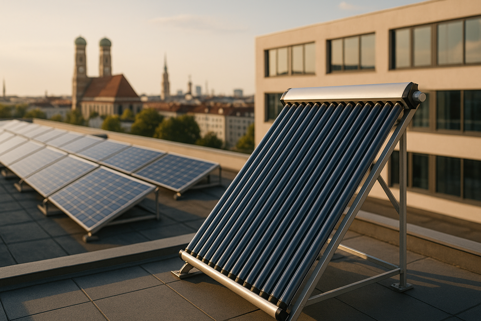 Solarthermie im Großraum München: Jetzt auf neue Gesetze reagieren und Betriebskosten nachhaltig senken
