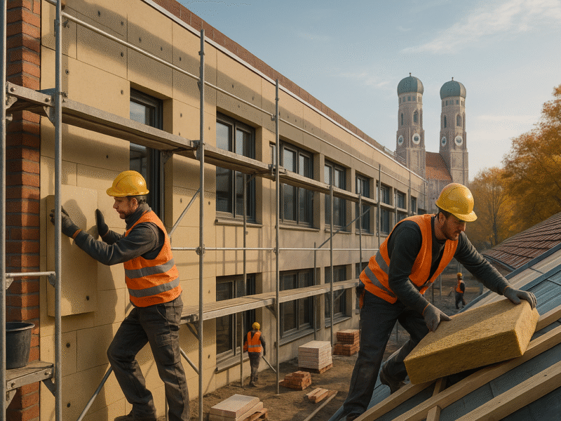 Herbstliche Gebäudesanierung in München: Wichtige Prioritäten und neue Gesetze für Bauunternehmen und Eigentümer in Bayern