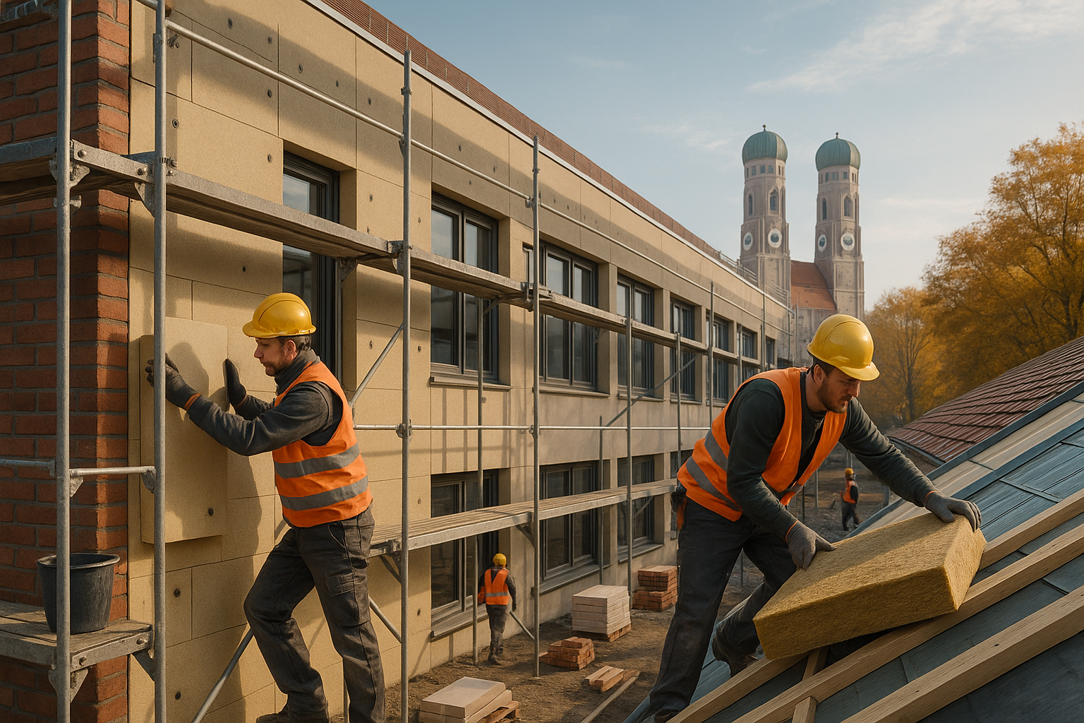 Herbstliche Gebäudesanierung in München: Wichtige Prioritäten und neue Gesetze für Bauunternehmen und Eigentümer in Bayern