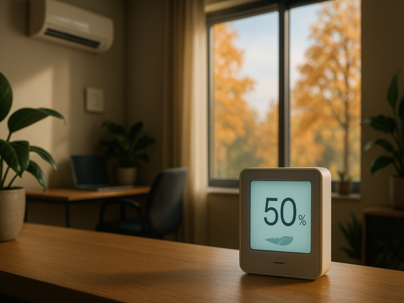 Optimierte Luftfeuchtigkeit im Herbst: So sichern Bauunternehmen in Bayern Wohn- und Arbeitsqualität in der Heizperiode