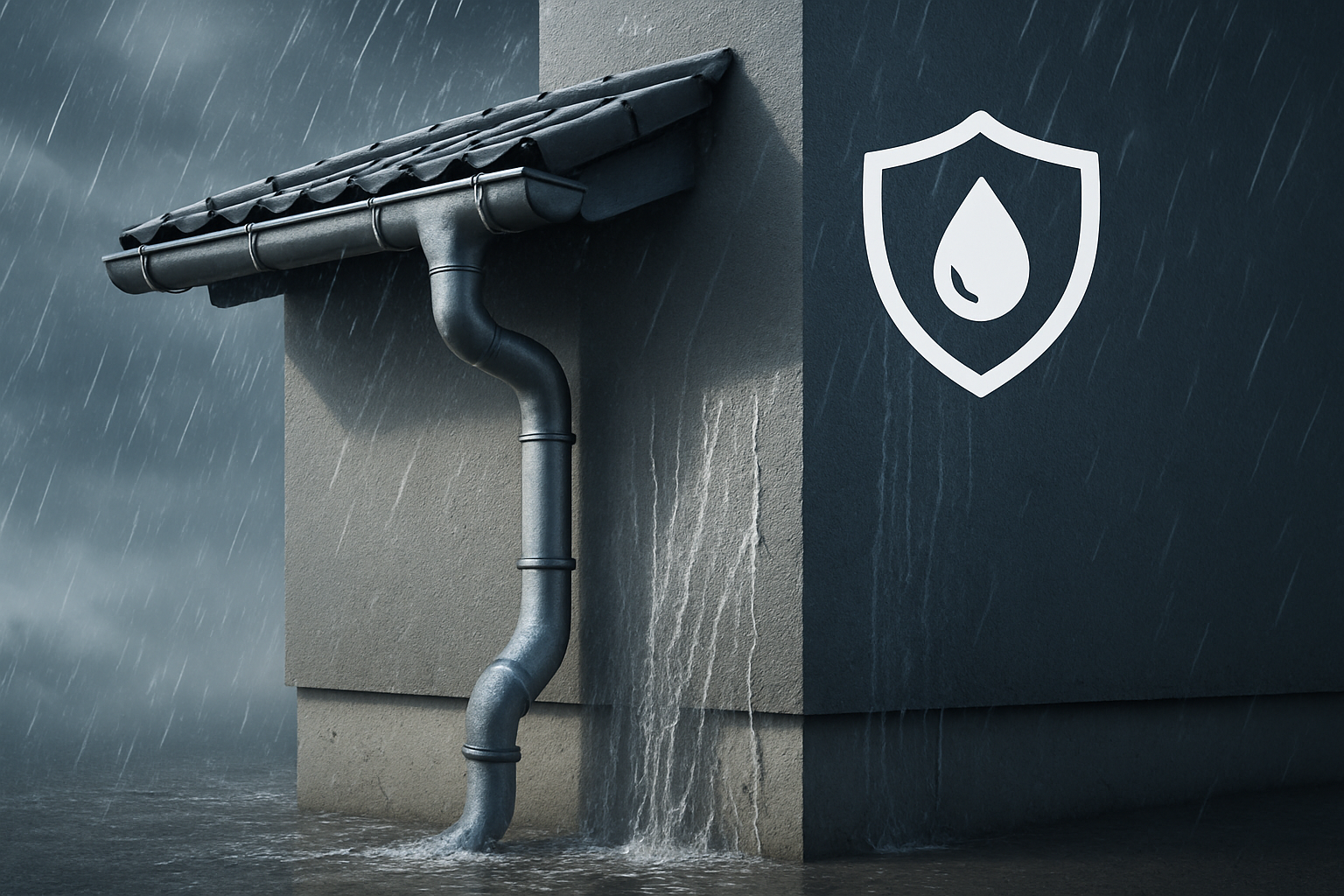 Regenwasserschutz in Bayern: Regelmäßige Fallrohr-Prüfung vermeidet Kosten von Hunderttausenden Euro für Bauunternehmen und Immobilienbesitzer